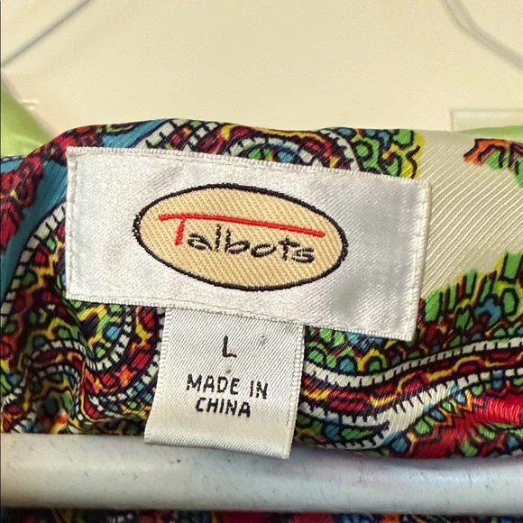 Talbots Green Quilted Puffer Vest - Picture 3 of 4